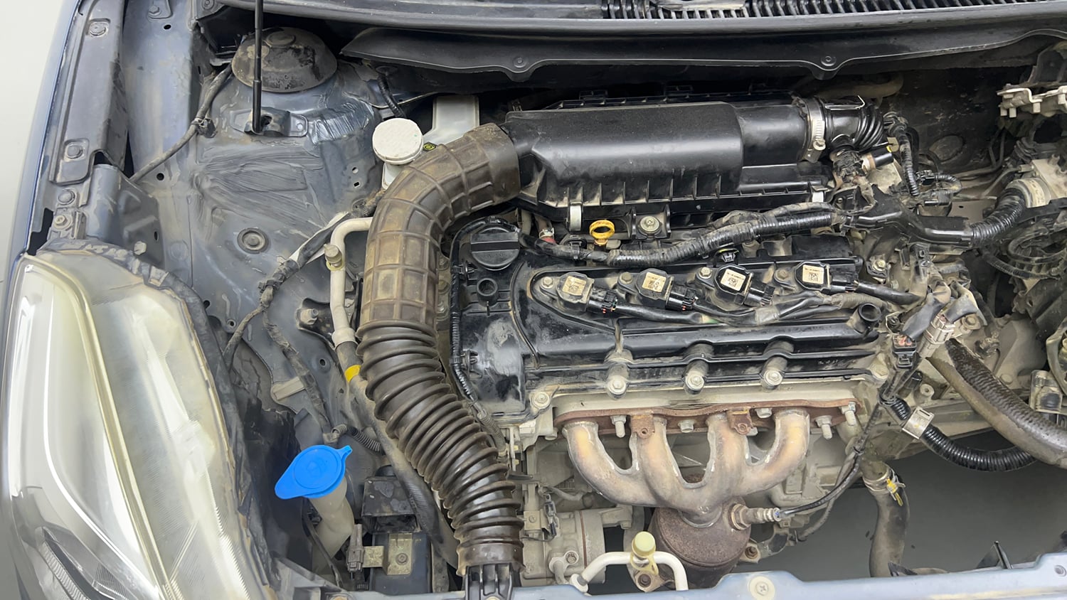 Used 2017 Maruti Suzuki Baleno Delta 1.2 Petrol Manual engine ENGINE RIGHT SIDE VIEW