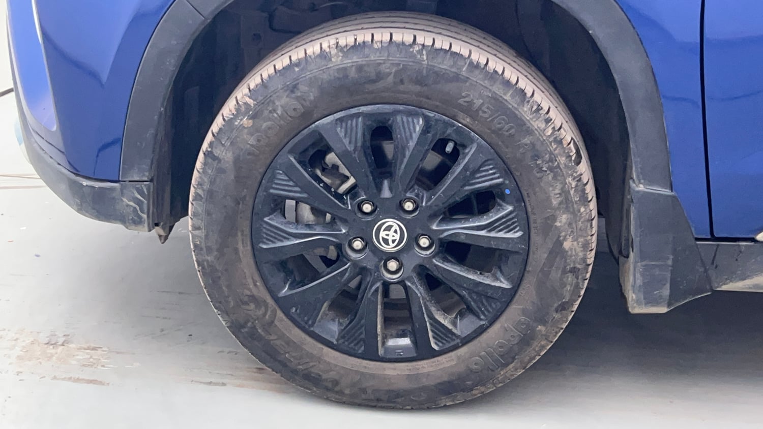 Used 2022 Toyota Urban Cruiser High Grade MT Petrol Manual tyres LEFT FRONT TYRE RIM VIEW