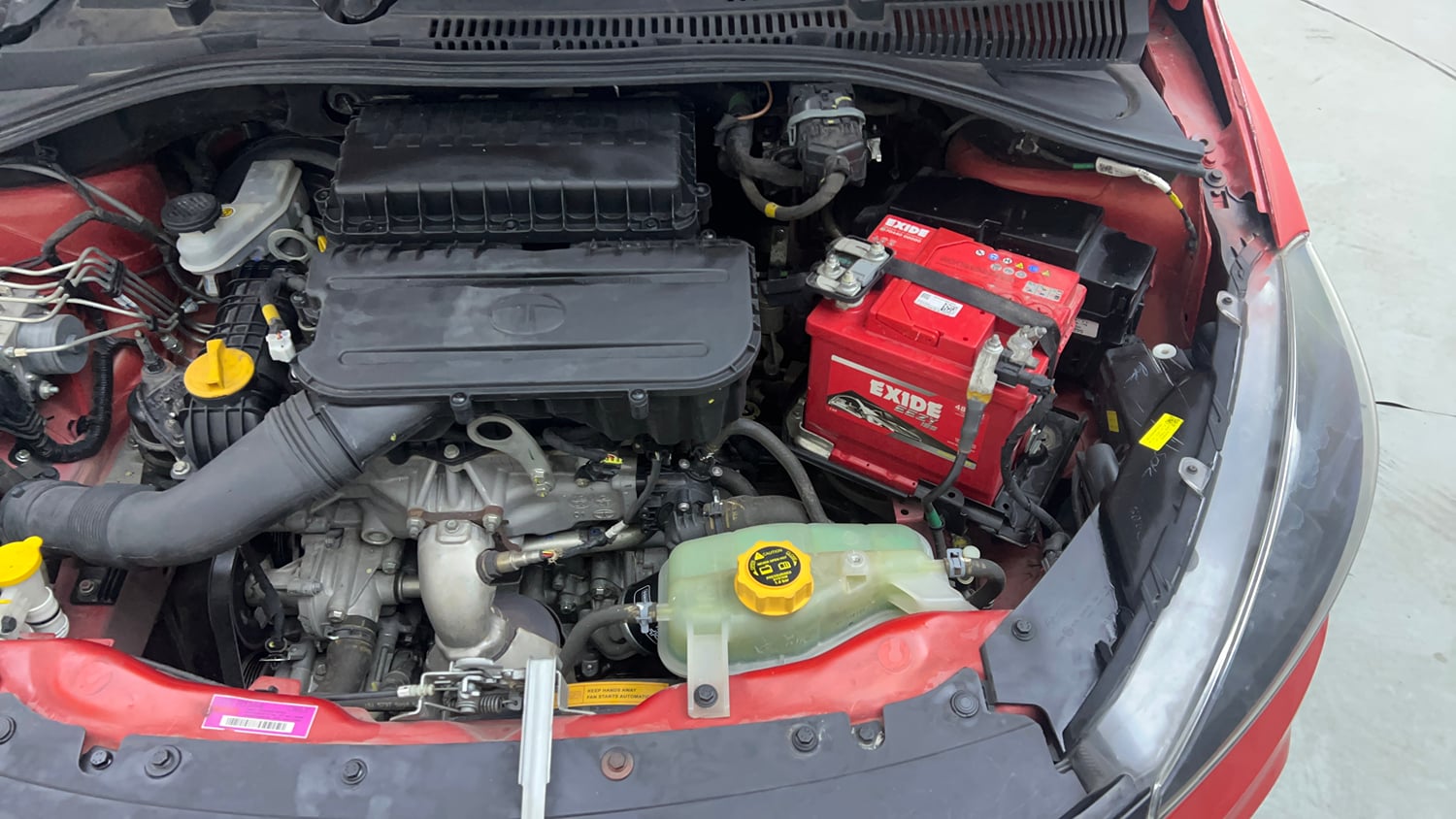 Used 2021 Tata Tiago XZ Plus Petrol Manual engine ENGINE LEFT SIDE VIEW