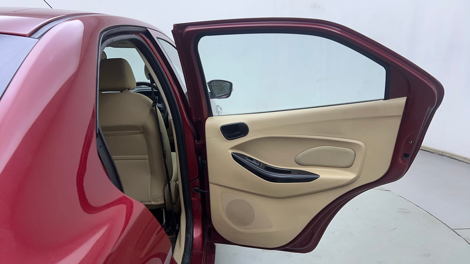 Used 2016 Ford Figo Aspire Titanium1.5 TDCi Diesel Manual interior RIGHT REAR DOOR OPEN VIEW