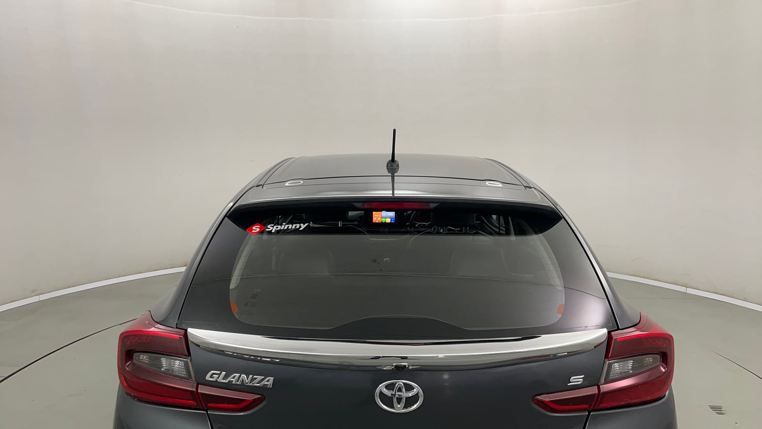 Used 2022 Toyota Glanza S Petrol Manual exterior BACK WINDSHIELD VIEW