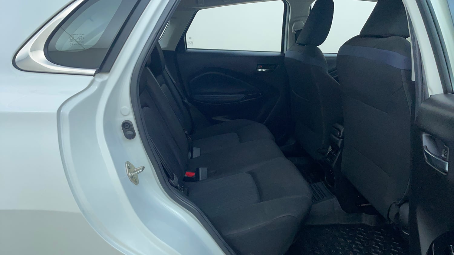 Used 2024 Maruti Suzuki Baleno Zeta AGS Petrol Automatic interior RIGHT SIDE REAR DOOR CABIN VIEW