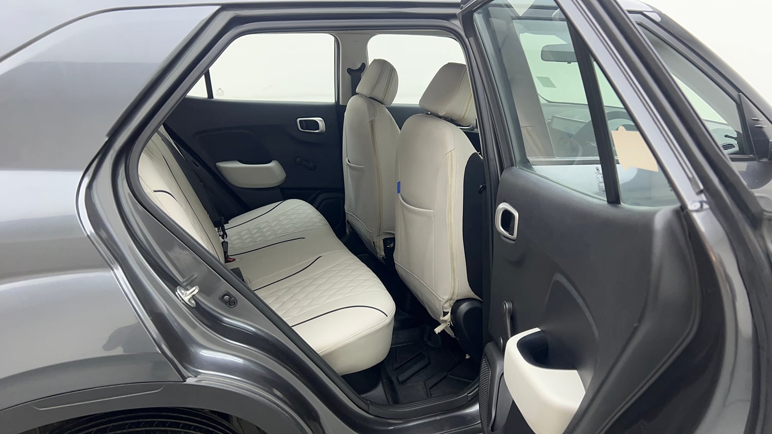 Used 2024 Hyundai Venue E 1.2 Petrol Petrol Manual interior RIGHT SIDE REAR DOOR CABIN VIEW