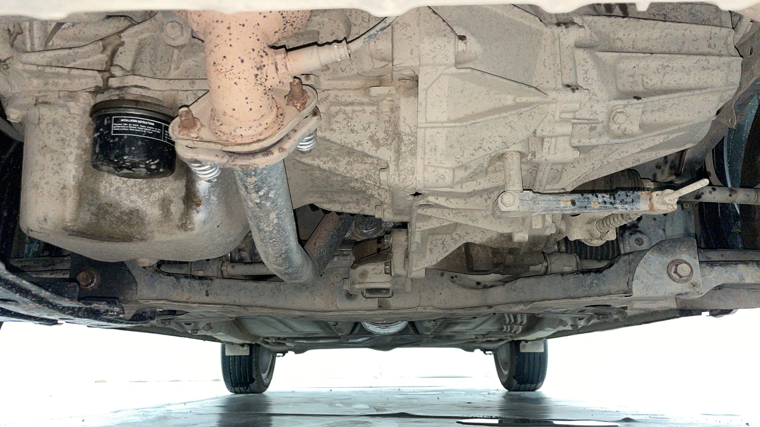 Used 2018 Maruti Suzuki Baleno Alpha 1.2 Petrol Manual extra FRONT LEFT UNDERBODY VIEW