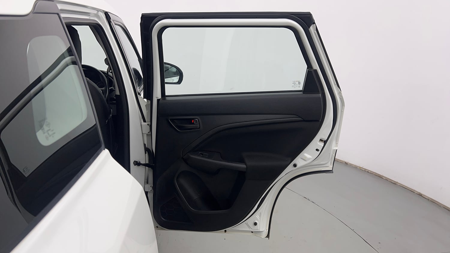 Used 2023 Maruti Suzuki Brezza VXi Petrol Manual interior RIGHT REAR DOOR OPEN VIEW