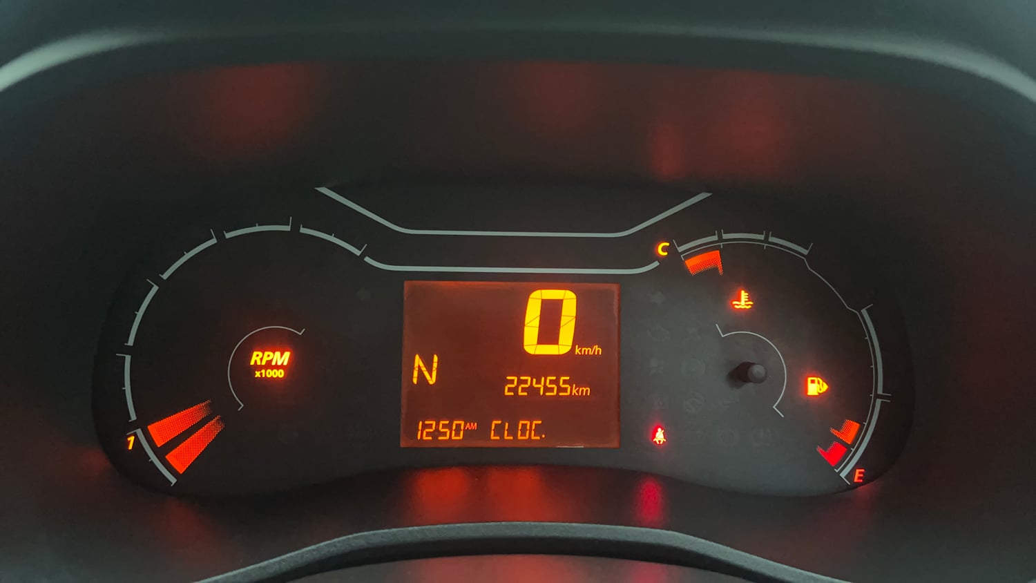 Used 2020 Renault Kwid RXL 1.0 AMT Petrol Automatic interior CLUSTERMETER VIEW