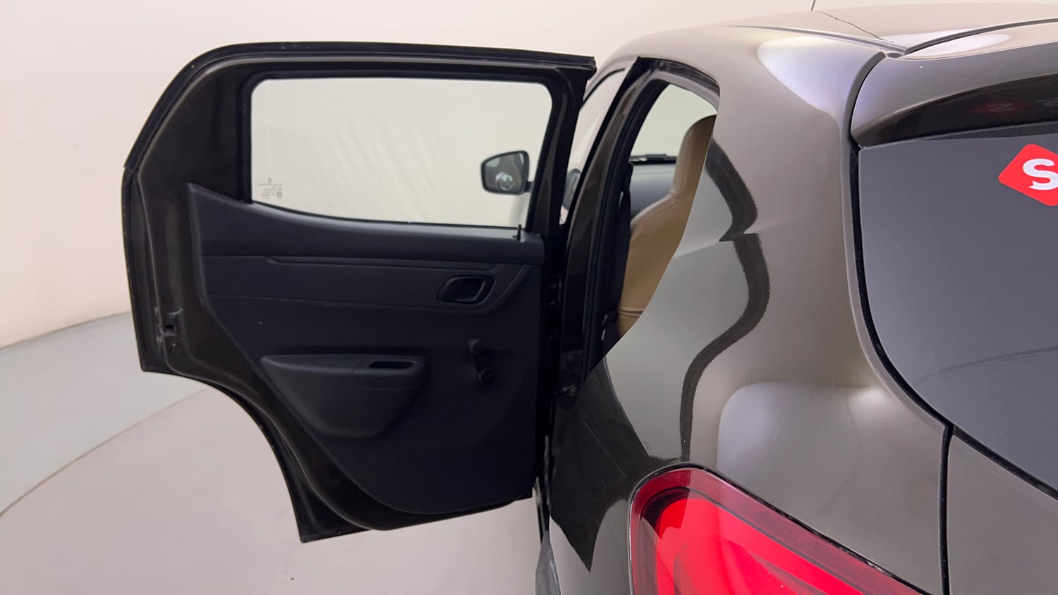 Used 2016 Renault Kwid 1.0 RXT AMT Petrol Automatic interior LEFT REAR DOOR OPEN VIEW