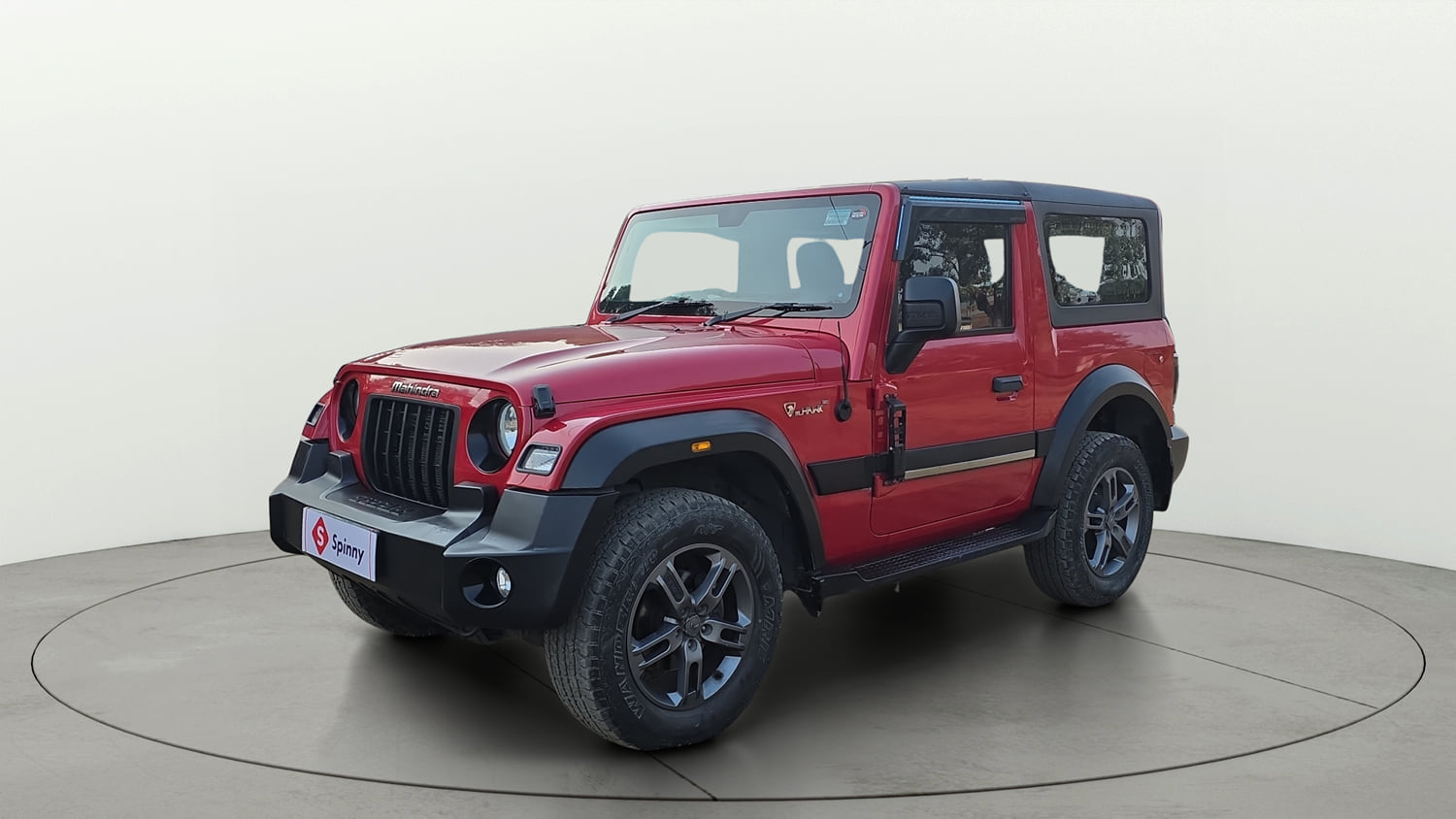 Used 2023 Mahindra Thar LX Hard Top Diesel MT 4WD Diesel Manual exterior LEFT FRONT CORNER VIEW