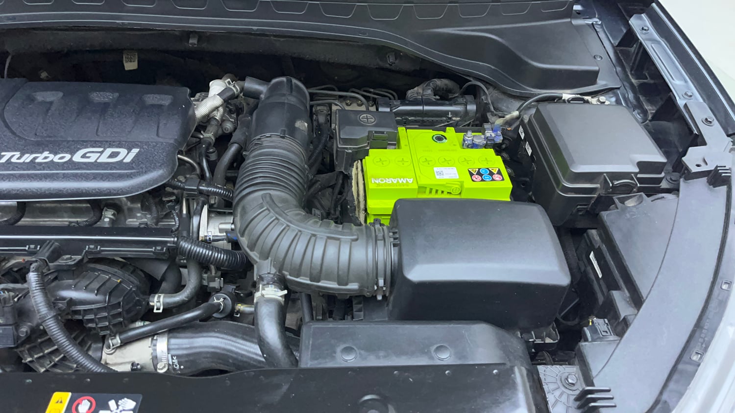 Used 2022 Kia Sonet X Line 1.0 DCT Petrol Automatic engine ENGINE LEFT SIDE VIEW