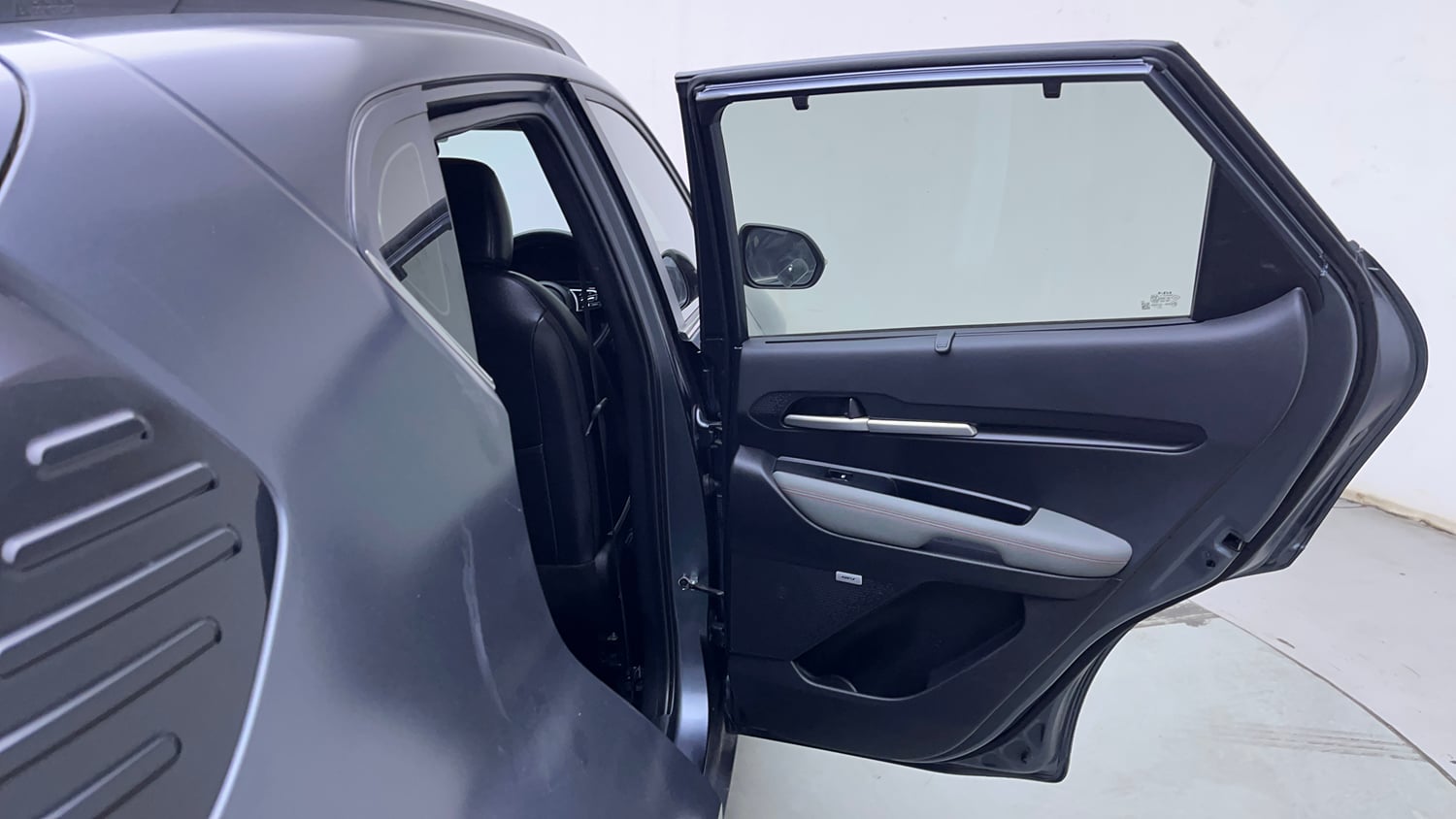 Used 2022 Kia Sonet X Line 1.0 DCT Petrol Automatic interior RIGHT REAR DOOR OPEN VIEW