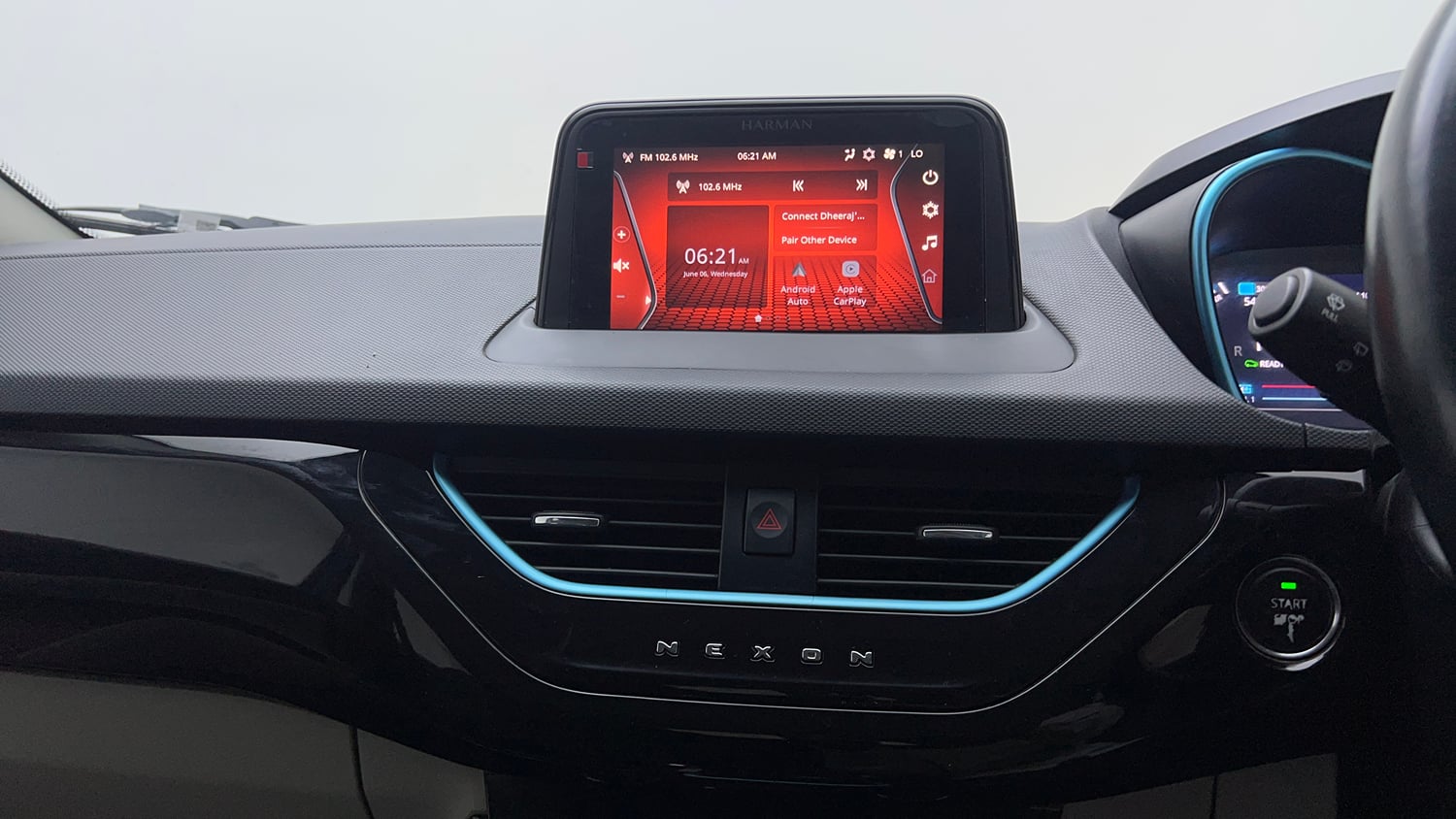 Used 2021 Tata Nexon EV XZ Plus Electric Automatic top_features Touch screen infotainment system