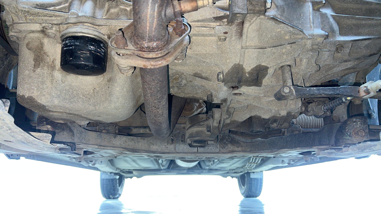 Used 2017 Maruti Suzuki Baleno Delta 1.2 Petrol Manual extra FRONT LEFT UNDERBODY VIEW
