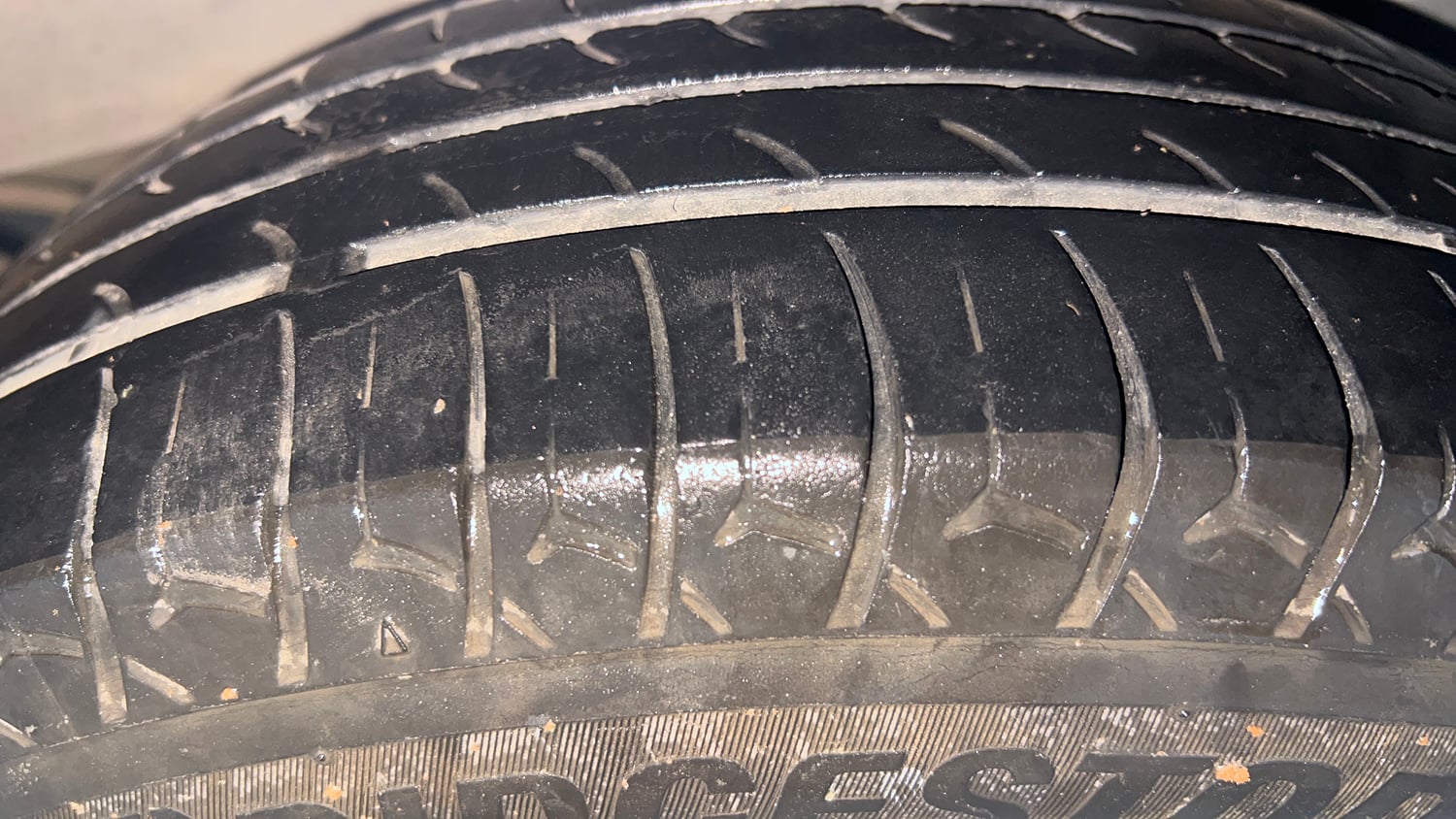 Used 2019 Hyundai Grand i10 Magna 1.2 Kappa VTVT Petrol Manual tyres LEFT REAR TYRE TREAD VIEW