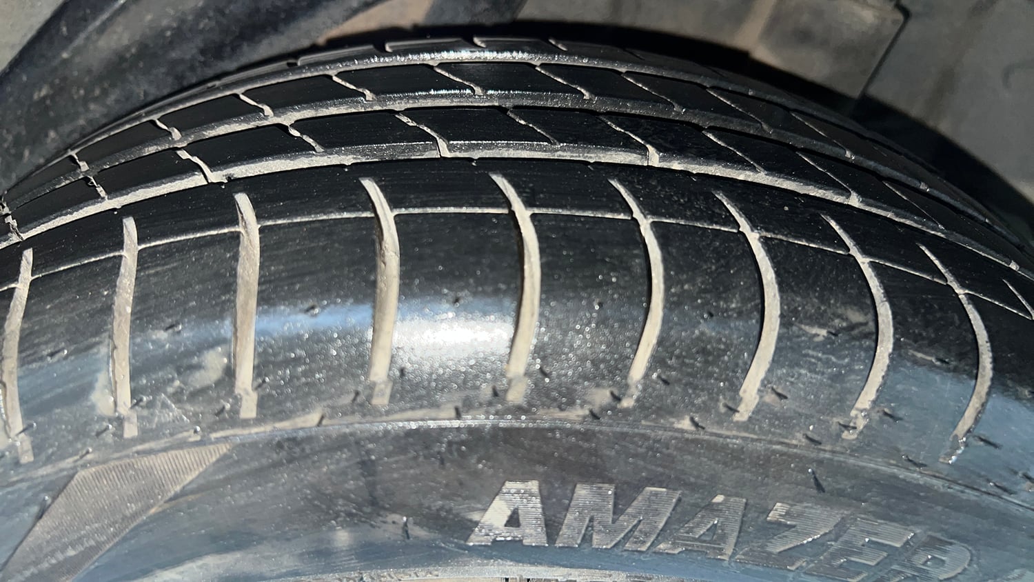 Used 2013 Honda Amaze 1.2 S i-VTEC Petrol Manual tyres LEFT REAR TYRE TREAD VIEW