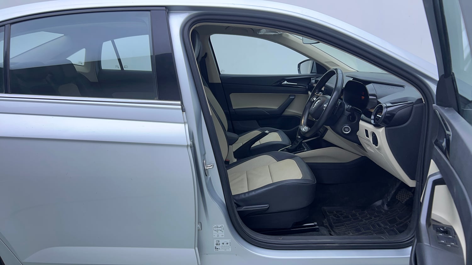 Used 2022 Skoda Slavia Style 1.0L TSI AT Petrol Automatic interior RIGHT SIDE FRONT DOOR CABIN VIEW