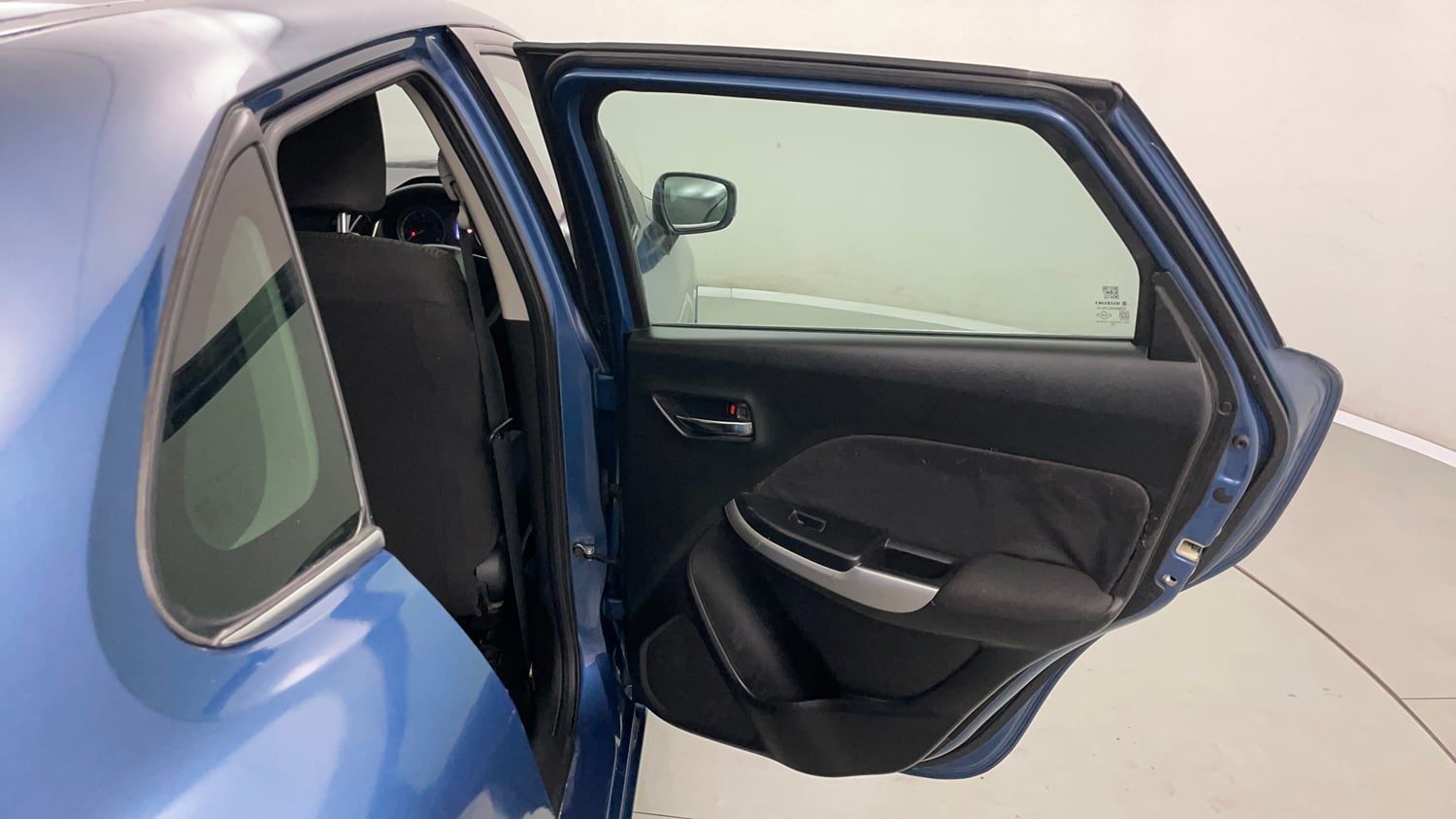Used 2018 Maruti Suzuki Baleno Alpha 1.2 AT Petrol Automatic interior RIGHT REAR DOOR OPEN VIEW