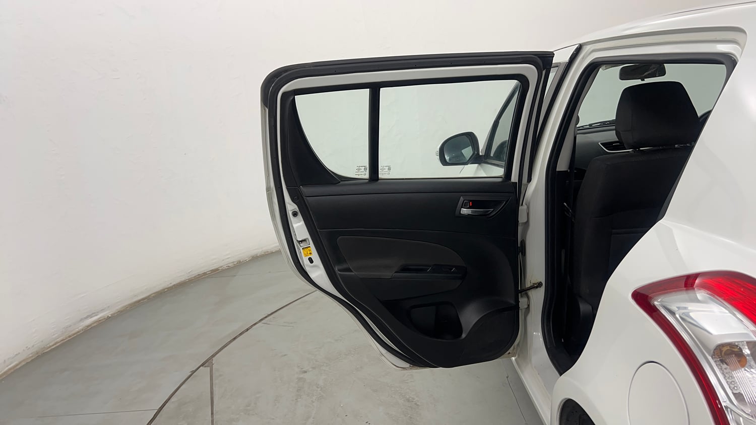 Used 2012 Maruti Suzuki Swift VXi Petrol Manual interior LEFT REAR DOOR OPEN VIEW