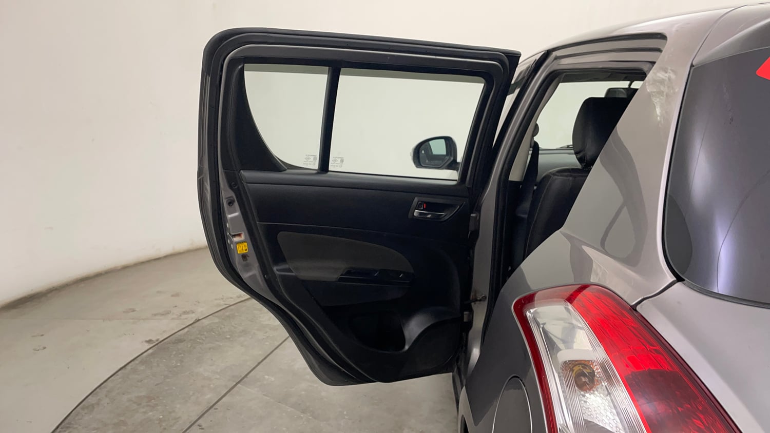 Used 2012 Maruti Suzuki Swift VXi Petrol Manual interior LEFT REAR DOOR OPEN VIEW