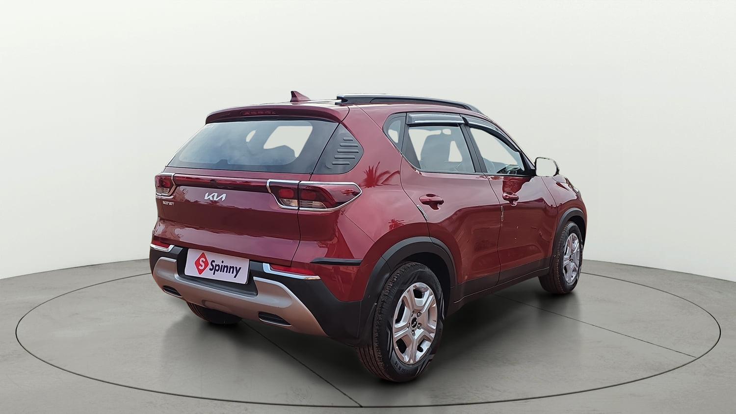 Used 2022 Kia Sonet HTK Plus 1.2 Petrol Manual exterior RIGHT REAR CORNER VIEW
