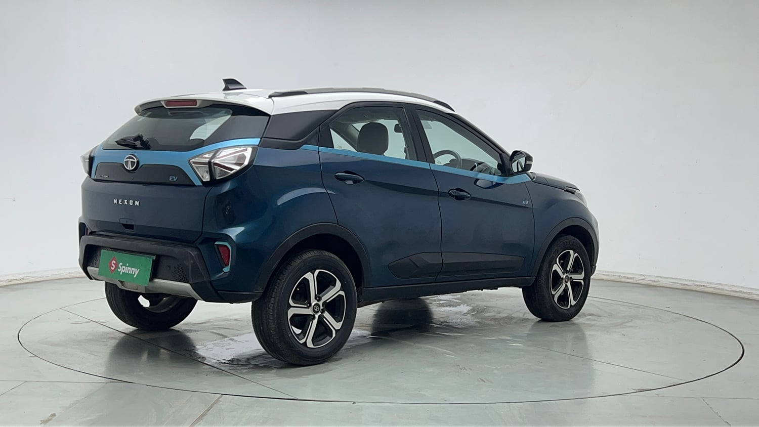 Used 2021 Tata Nexon EV XZ Plus Electric Automatic exterior RIGHT REAR CORNER VIEW
