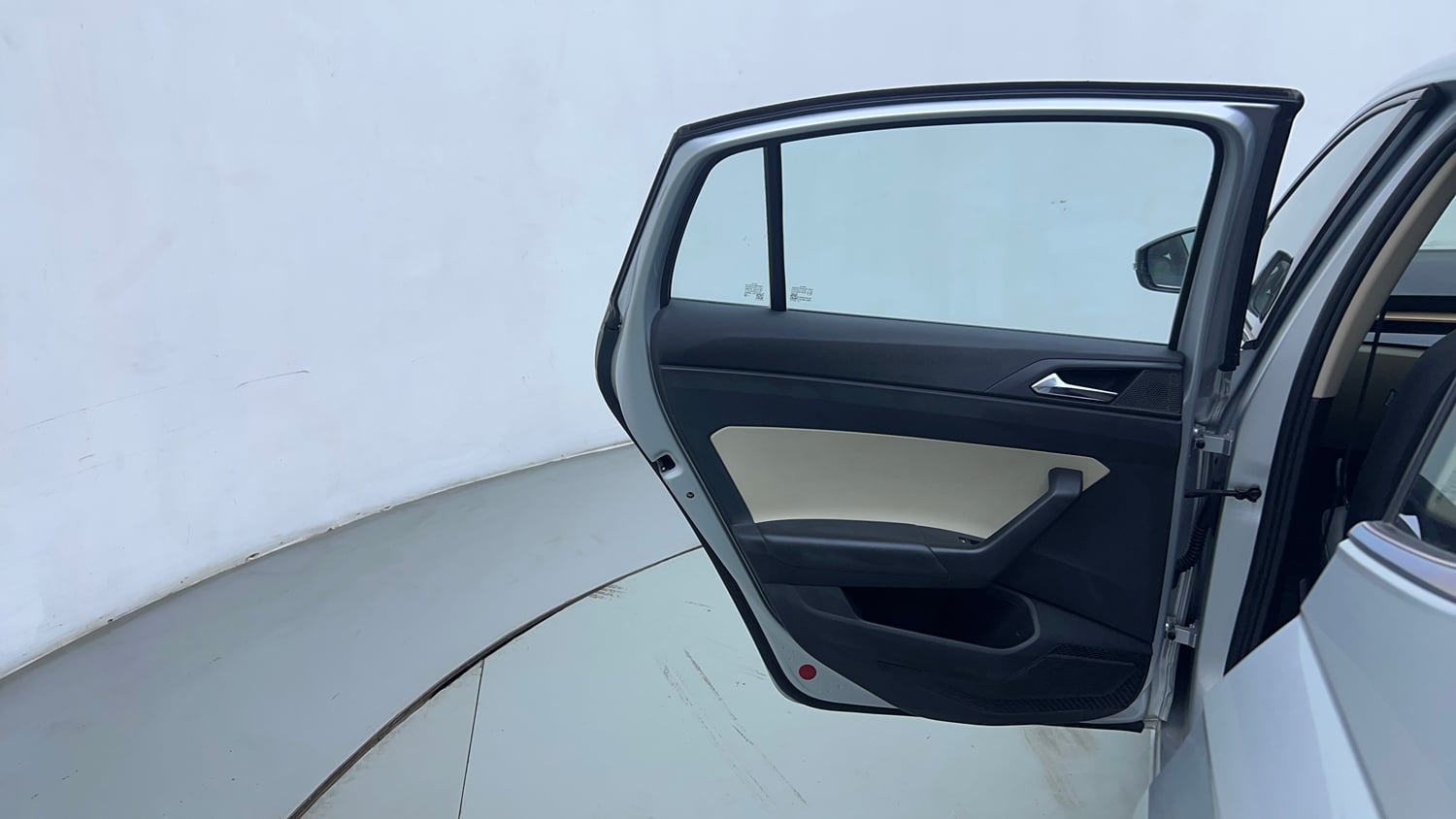 Used 2022 Skoda Slavia Style 1.0L TSI AT Petrol Automatic interior LEFT REAR DOOR OPEN VIEW