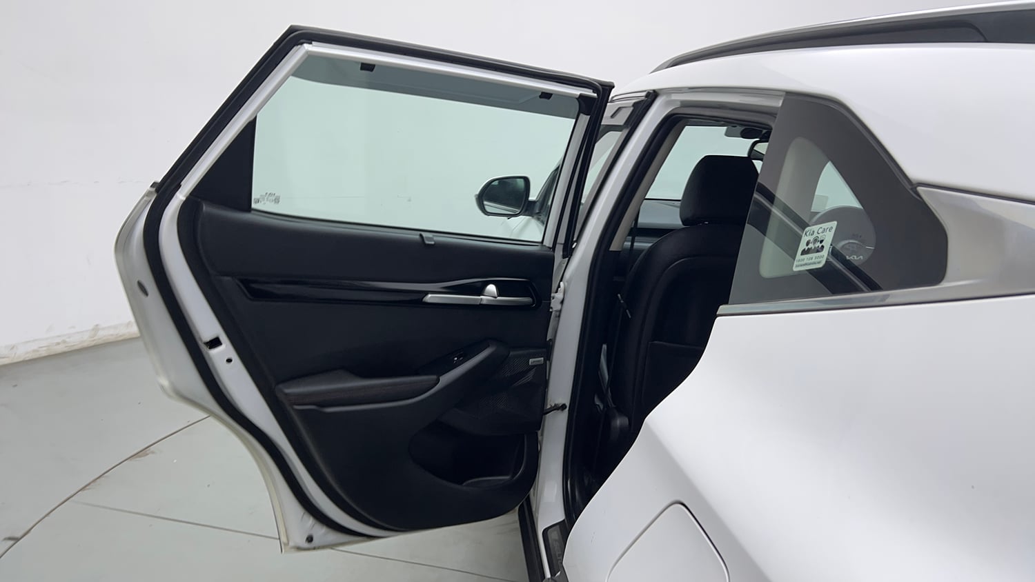 Used 2023 Kia Seltos GTX Plus 1.4 DCT Petrol Automatic interior LEFT REAR DOOR OPEN VIEW