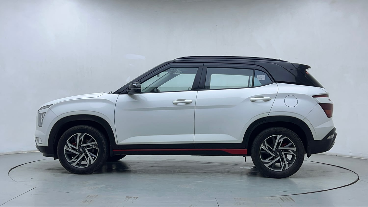 Used 2021 Hyundai Creta SX (O) 1.4 Turbo 7 DCT Petrol Automatic exterior LEFT SIDE VIEW