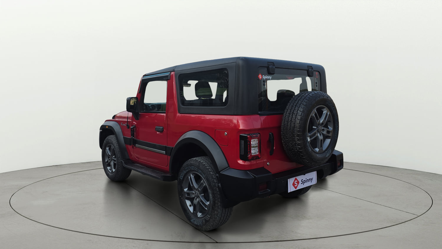 Used 2023 Mahindra Thar LX Hard Top Diesel MT 4WD Diesel Manual exterior LEFT REAR CORNER VIEW