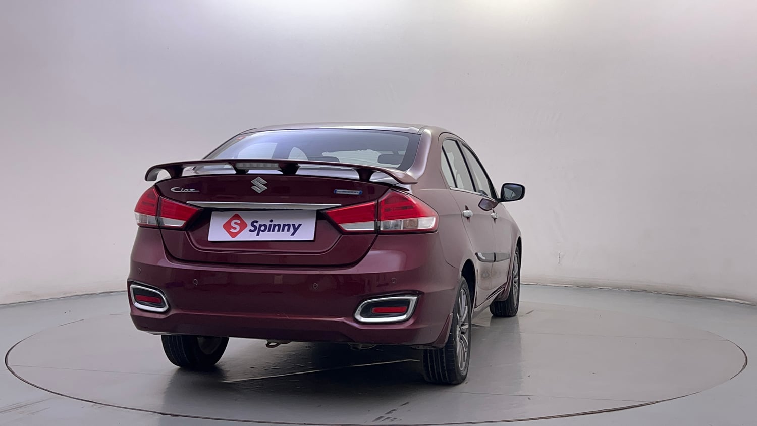 Used 2021 Maruti Suzuki Ciaz Alpha 1.5 AT Petrol Automatic exterior RIGHT REAR CORNER VIEW