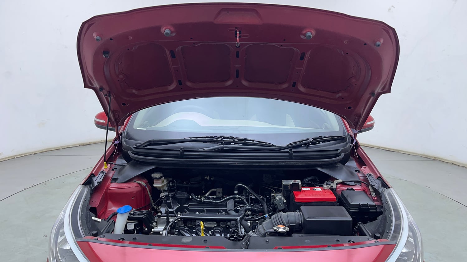 Used 2019 Hyundai Elite i20 Sportz Plus 1.2 Petrol Manual engine ENGINE & BONNET OPEN FRONT VIEW