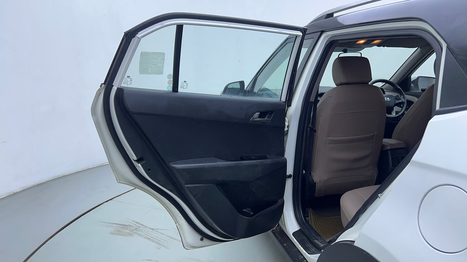 Used 2017 Hyundai Creta 1.6 SX Plus AT Petrol Petrol Automatic interior LEFT REAR DOOR OPEN VIEW