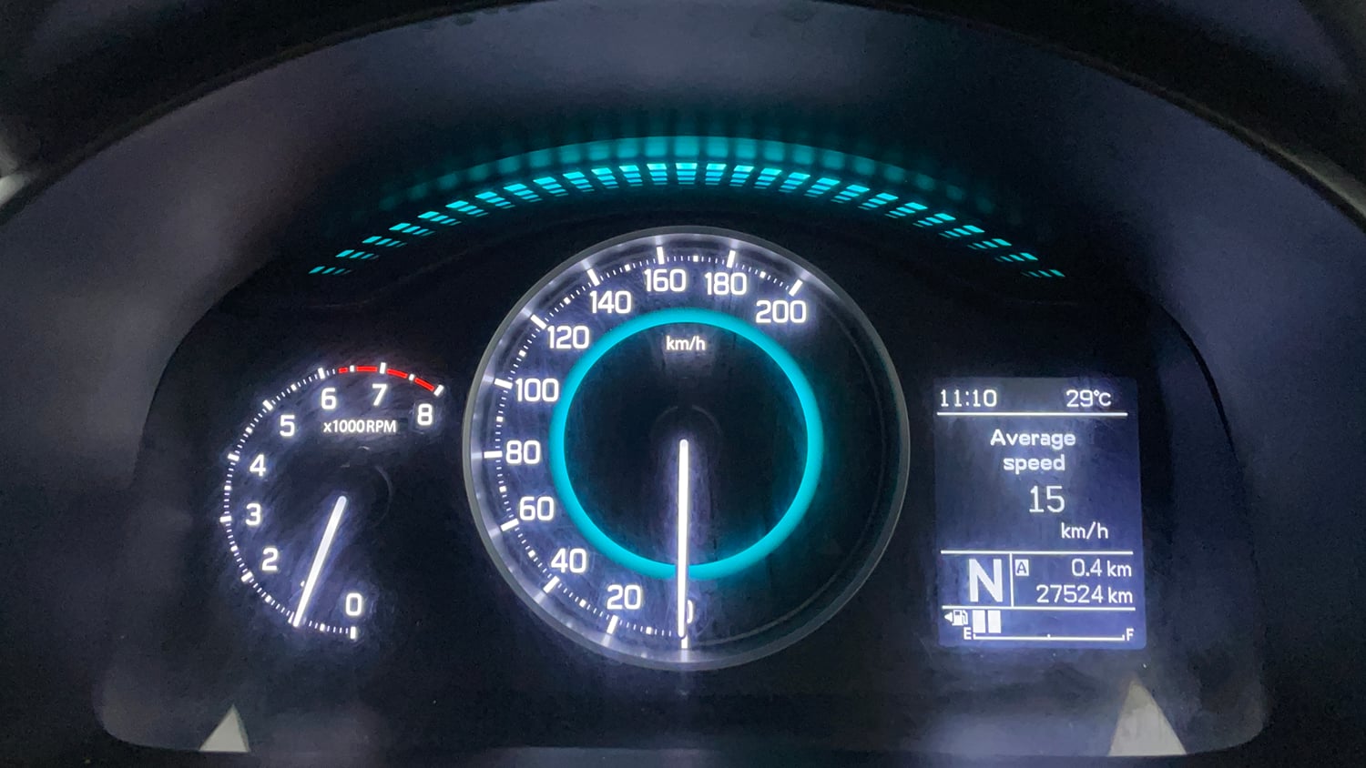 Used 2020 Maruti Suzuki Ignis Alpha 1.2 AMT Petrol Automatic interior CLUSTERMETER VIEW