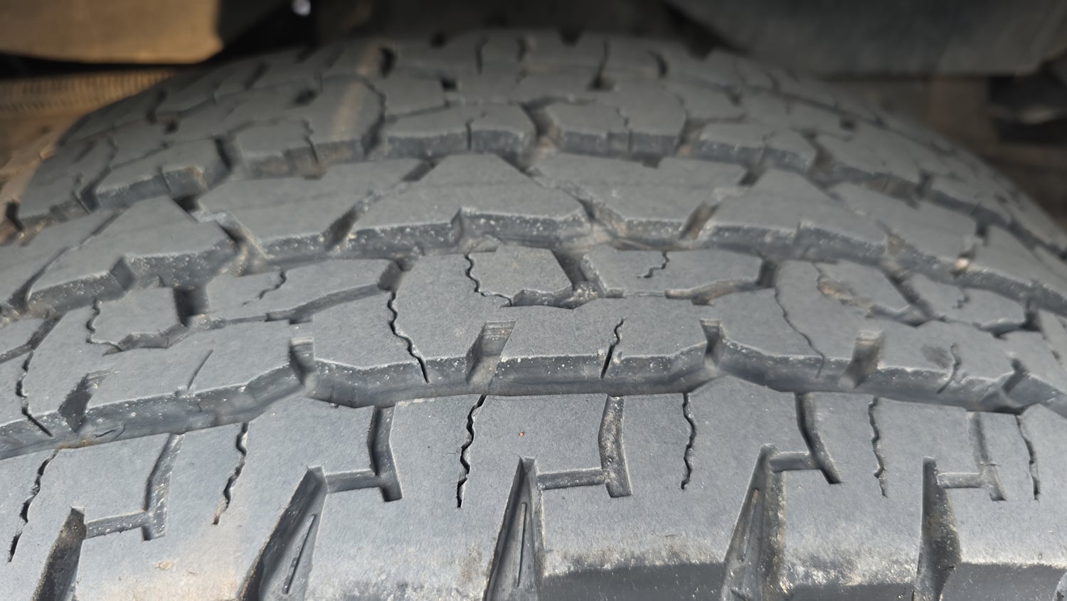 Used 2023 Mahindra Thar LX Hard Top Diesel MT 4WD Diesel Manual tyres LEFT REAR TYRE TREAD VIEW