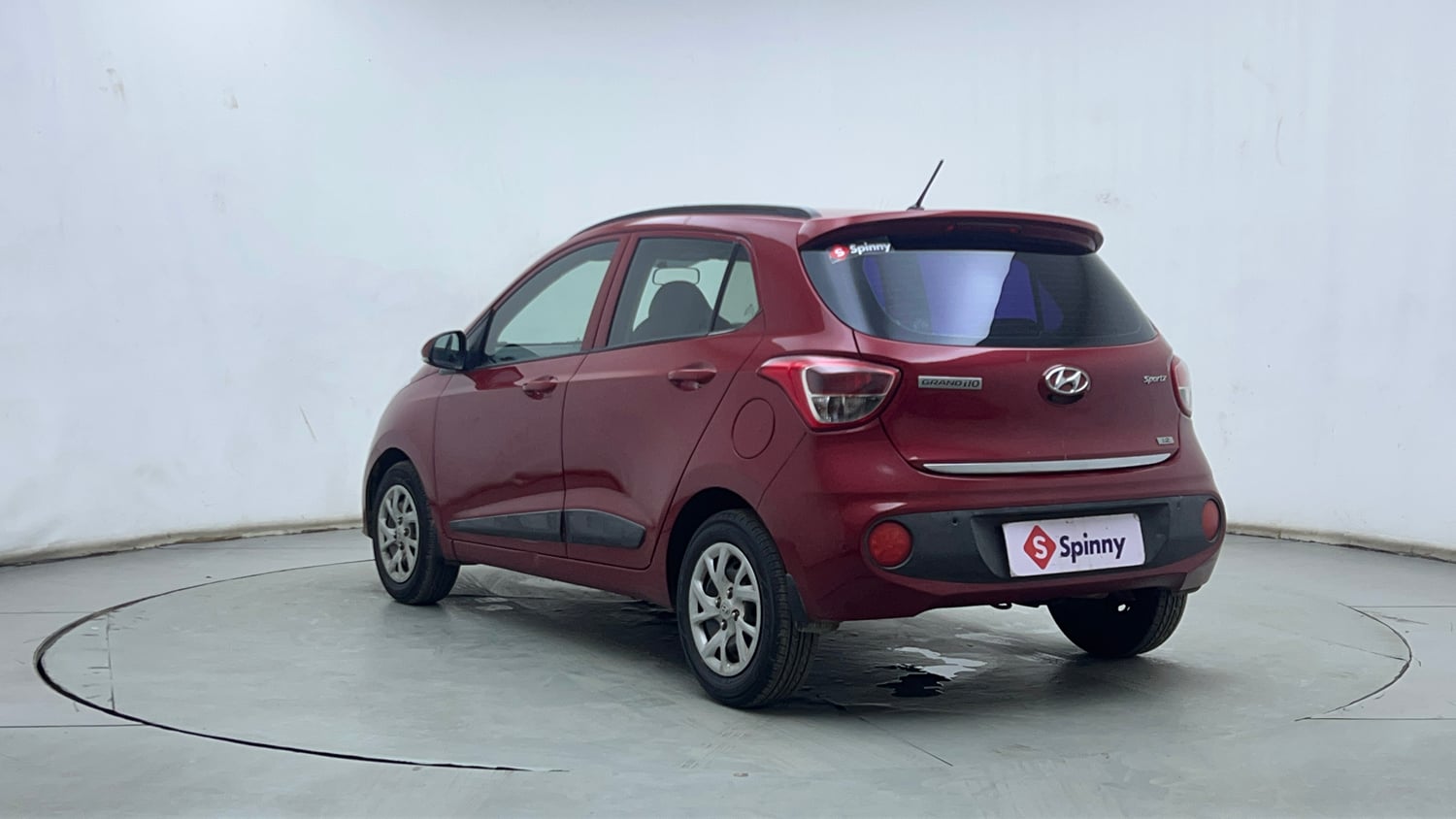 Used 2019 Hyundai Grand i10 Sportz 1.2 Kappa VTVT Petrol Manual exterior LEFT REAR CORNER VIEW