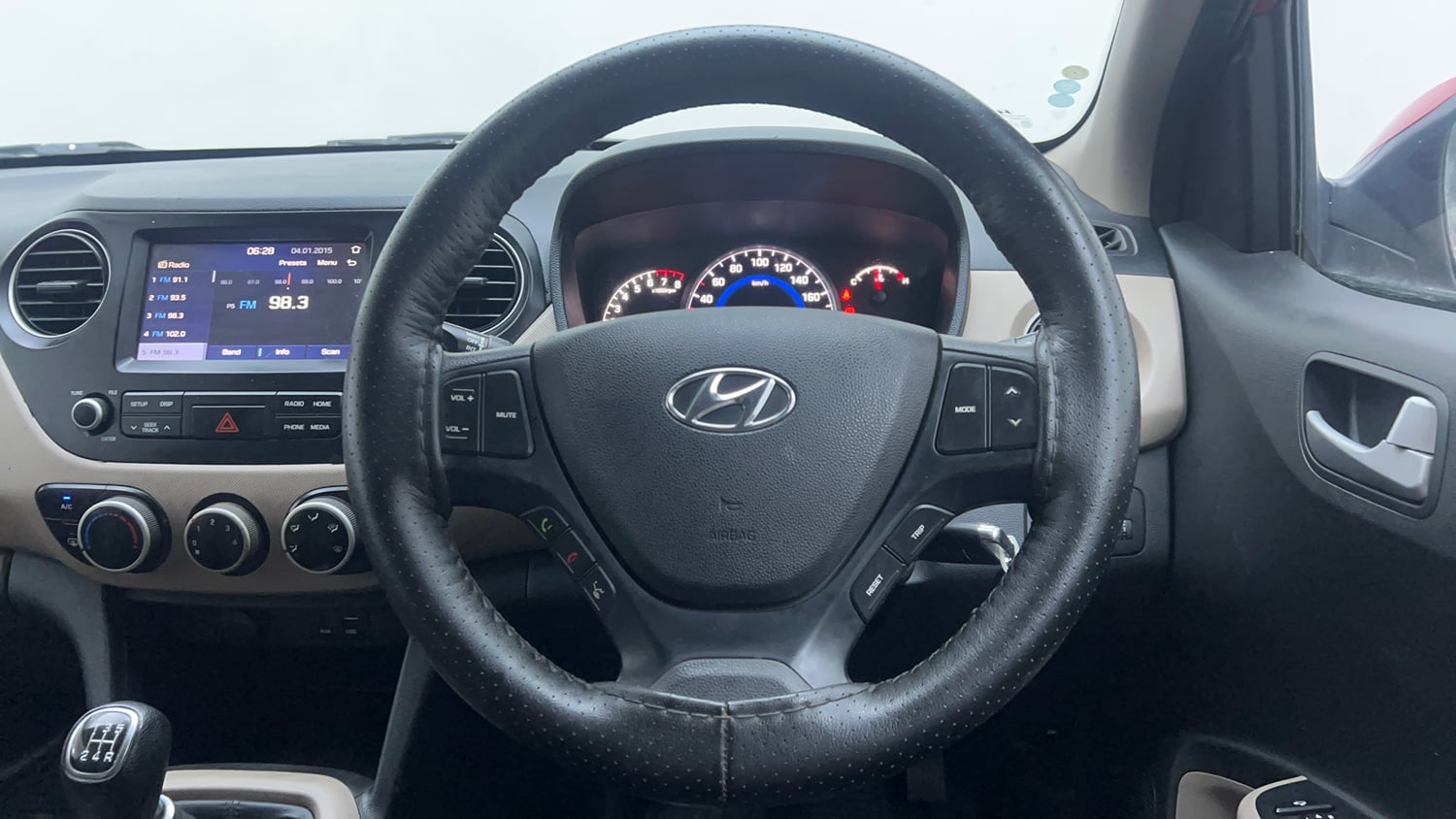 Used 2019 Hyundai Grand i10 Sportz 1.2 Kappa VTVT Petrol Manual interior STEERING VIEW
