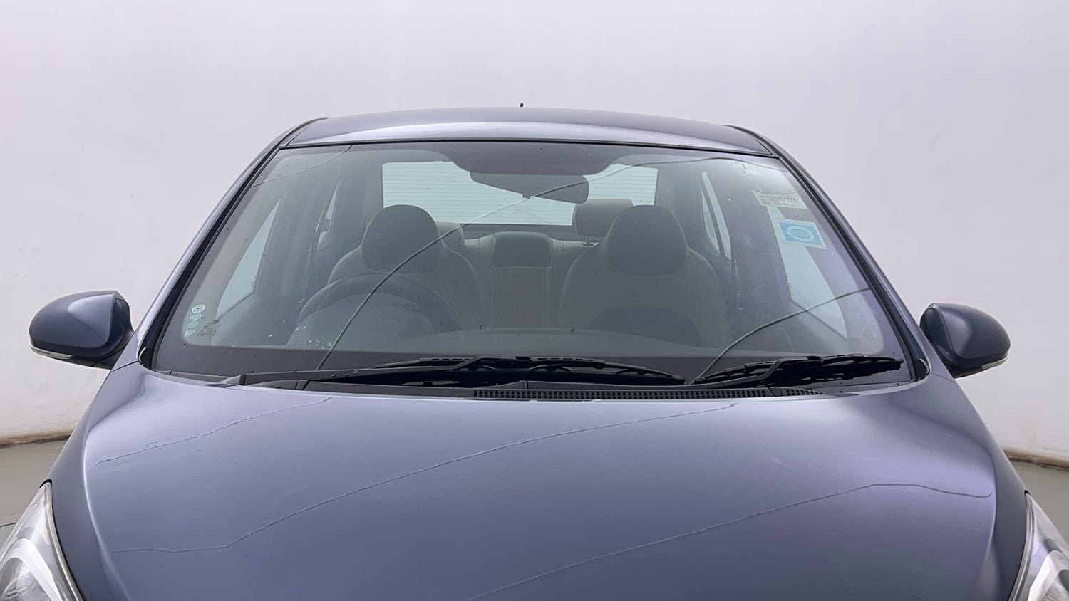 Used 2015 Hyundai Xcent S 1.2 Petrol Manual exterior FRONT WINDSHIELD VIEW