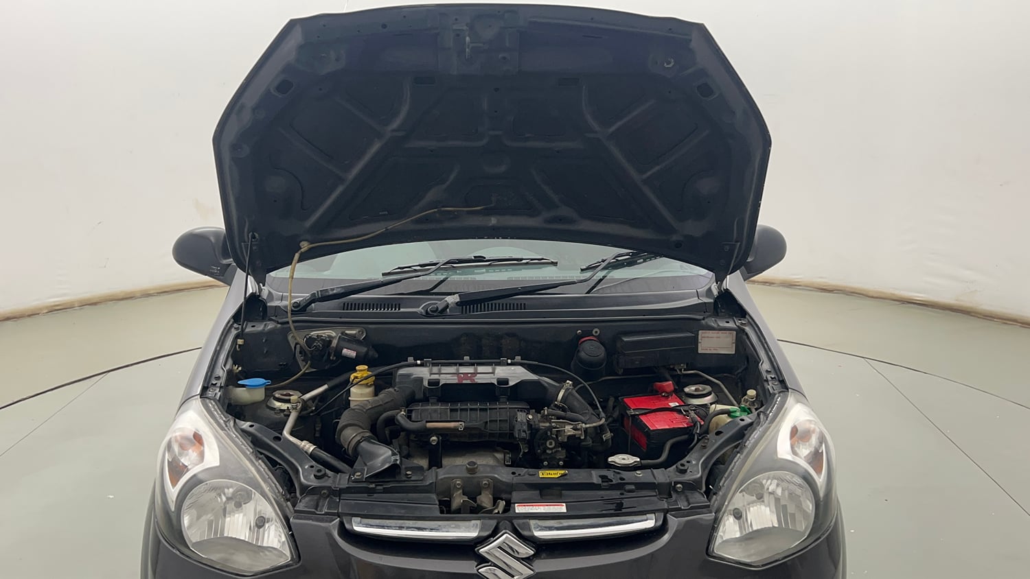 Used 2015 Maruti Suzuki Alto 800 Lxi Petrol Manual engine ENGINE & BONNET OPEN FRONT VIEW