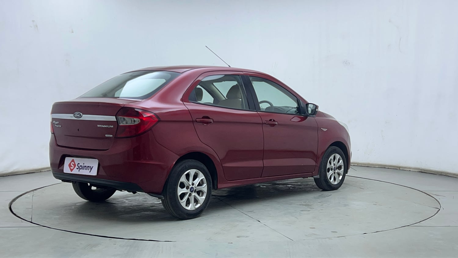 Used 2016 Ford Figo Aspire Titanium1.5 TDCi Diesel Manual exterior RIGHT REAR CORNER VIEW