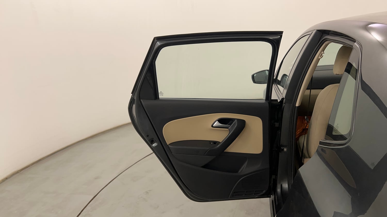 Used 2016 Volkswagen Polo Highline1.2L (P) Petrol Manual interior LEFT REAR DOOR OPEN VIEW