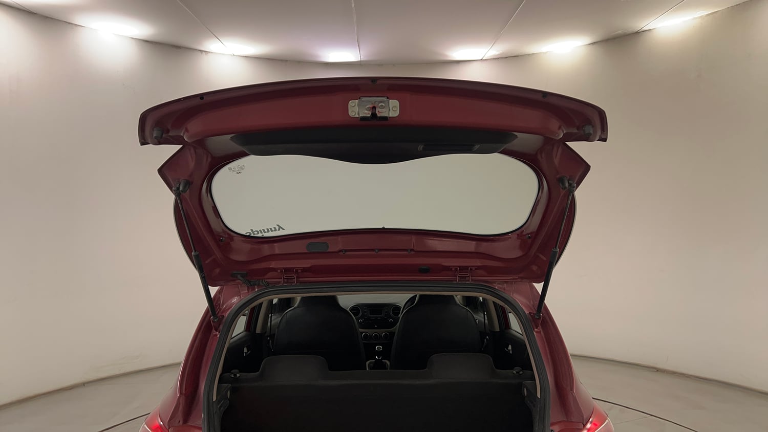 Used 2016 Hyundai Grand i10 Sportz 1.2 Kappa VTVT Petrol Manual interior DICKY DOOR OPEN VIEW