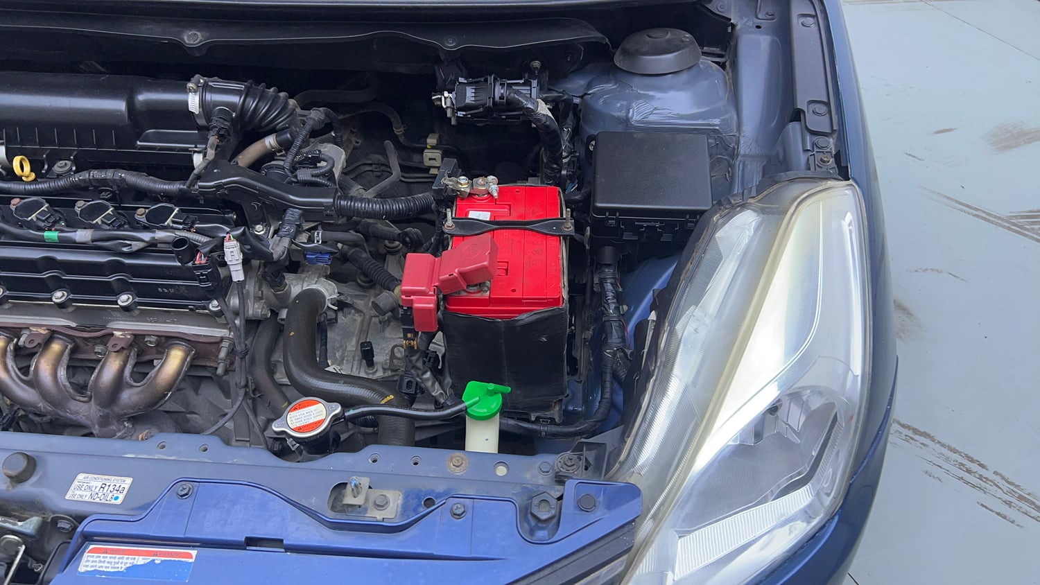 Used 2017 Maruti Suzuki Baleno Delta 1.2 Petrol Manual engine ENGINE LEFT SIDE VIEW
