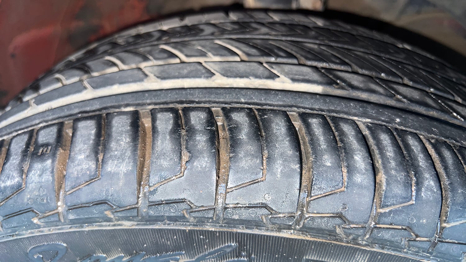 Used 2022 Toyota Glanza V Petrol Manual tyres RIGHT FRONT TYRE TREAD VIEW