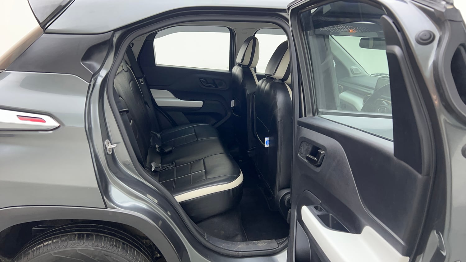 Used 2024 Tata Punch Accomplished MT Petrol Manual interior RIGHT SIDE REAR DOOR CABIN VIEW
