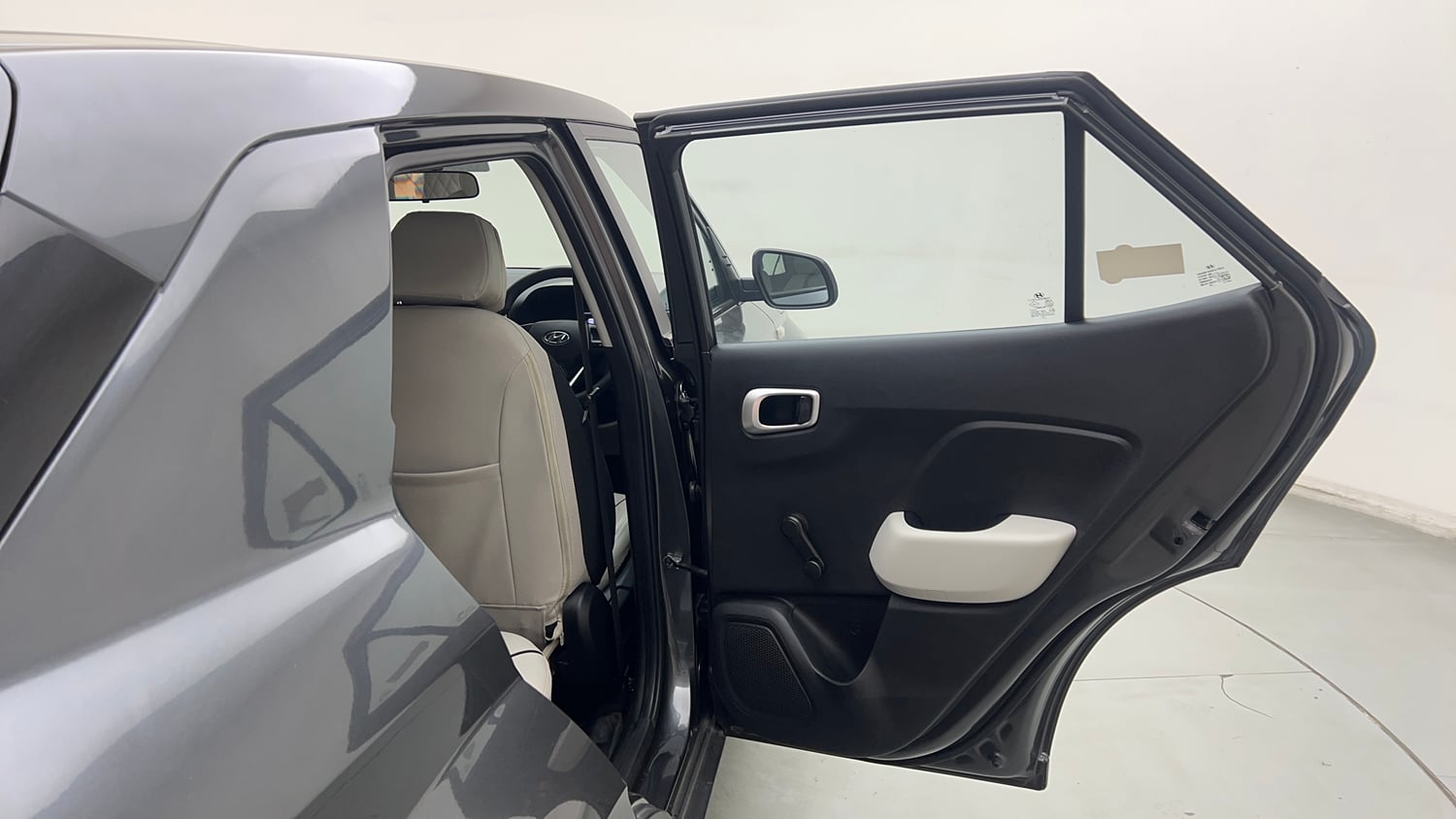 Used 2024 Hyundai Venue E 1.2 Petrol Petrol Manual interior RIGHT REAR DOOR OPEN VIEW
