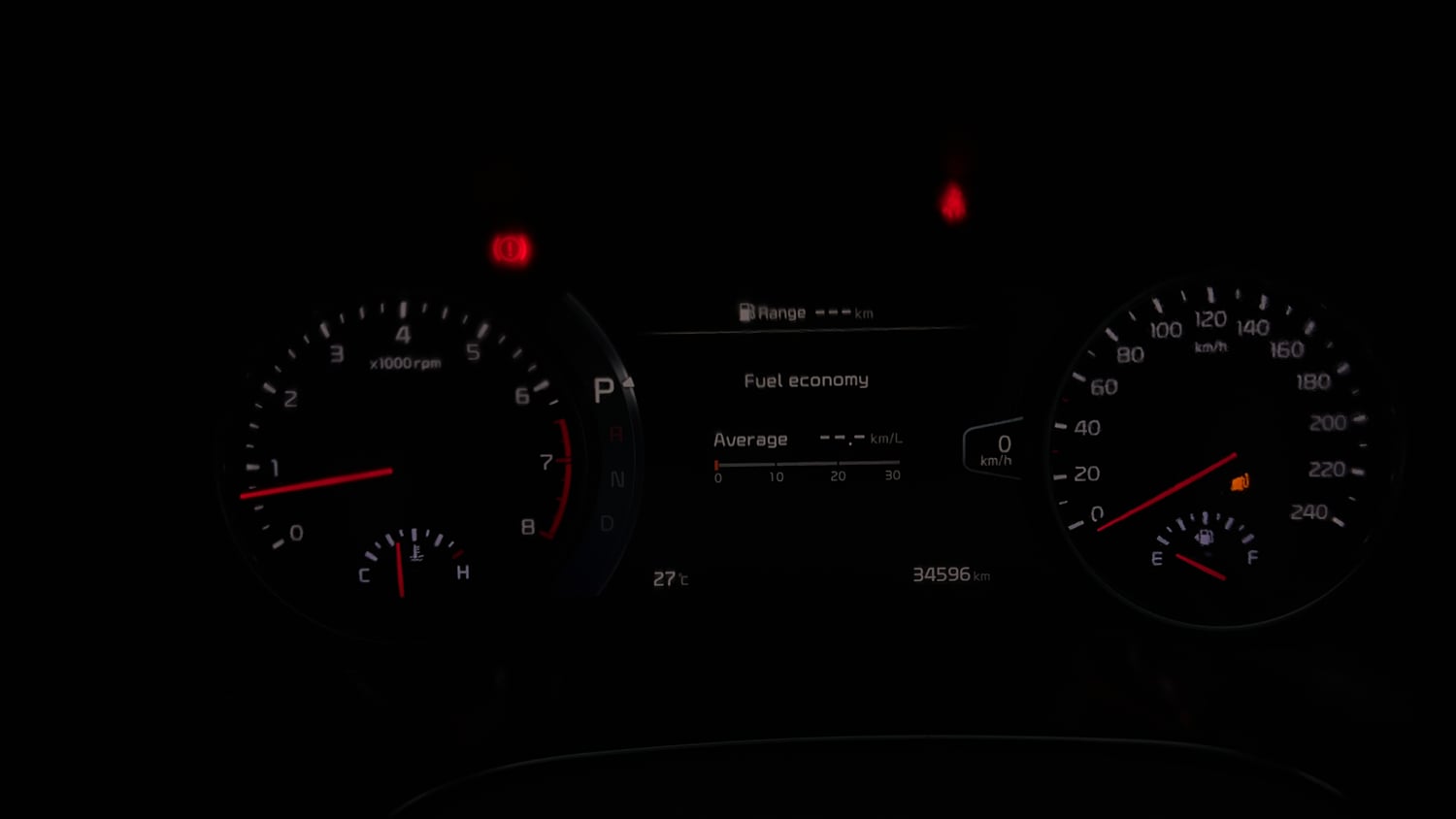 Used 2023 Kia Seltos GTX Plus 1.4 DCT Petrol Automatic interior CLUSTERMETER VIEW