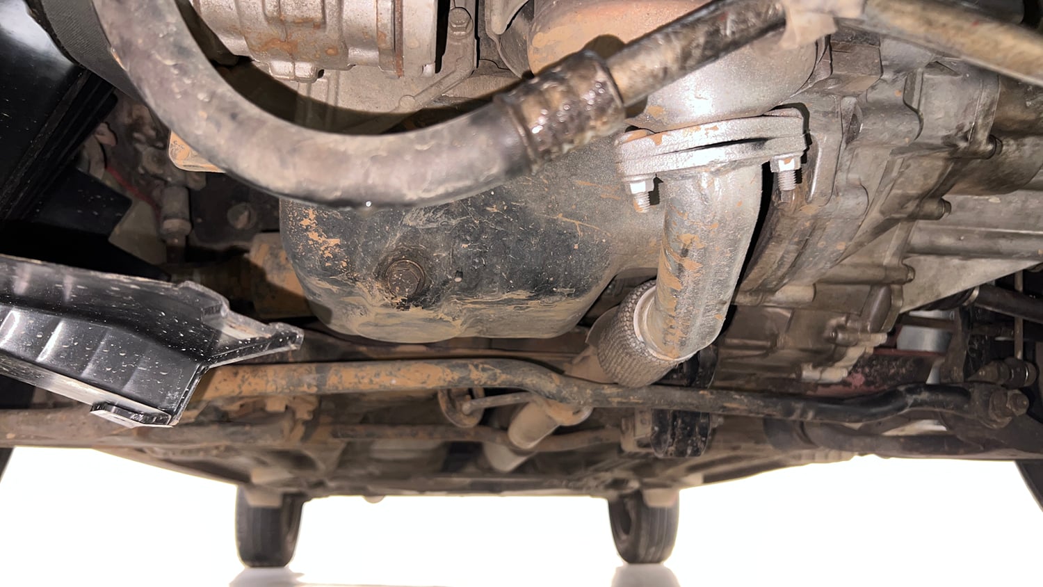 Used 2017 Tata Tiago Revotorq XT Diesel Manual extra FRONT LEFT UNDERBODY VIEW