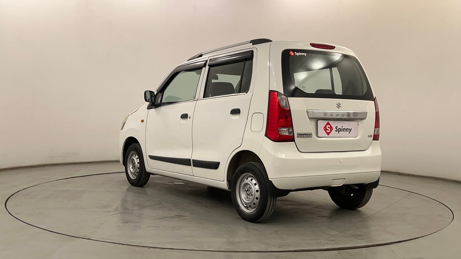 Used 2012 Maruti Suzuki Wagon R LXi Petrol Manual exterior LEFT REAR CORNER VIEW