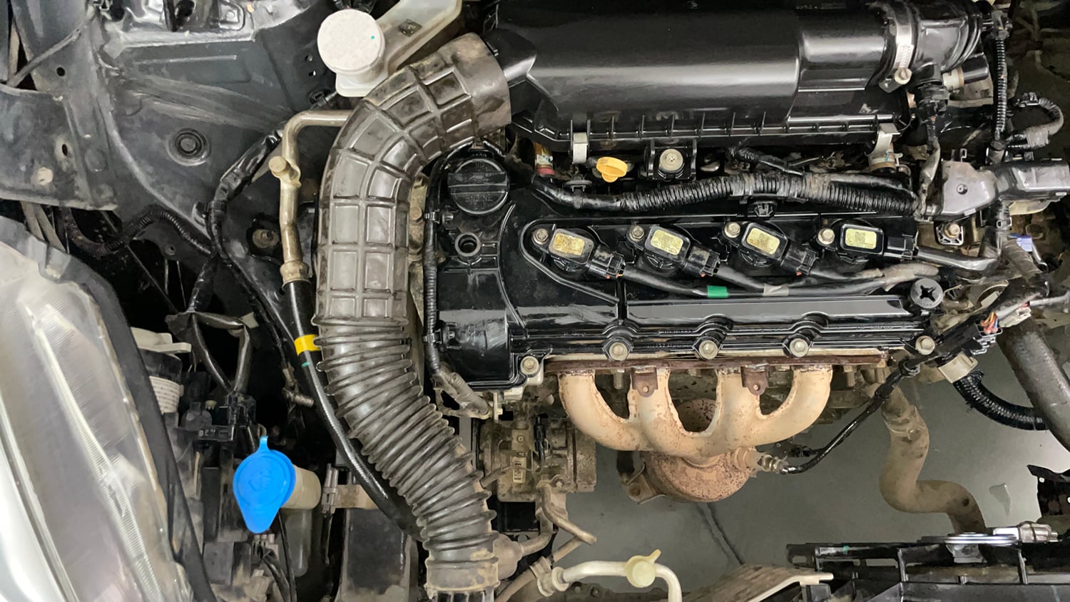 Used 2018 Maruti Suzuki Baleno Alpha 1.2 Petrol Manual engine ENGINE RIGHT SIDE VIEW
