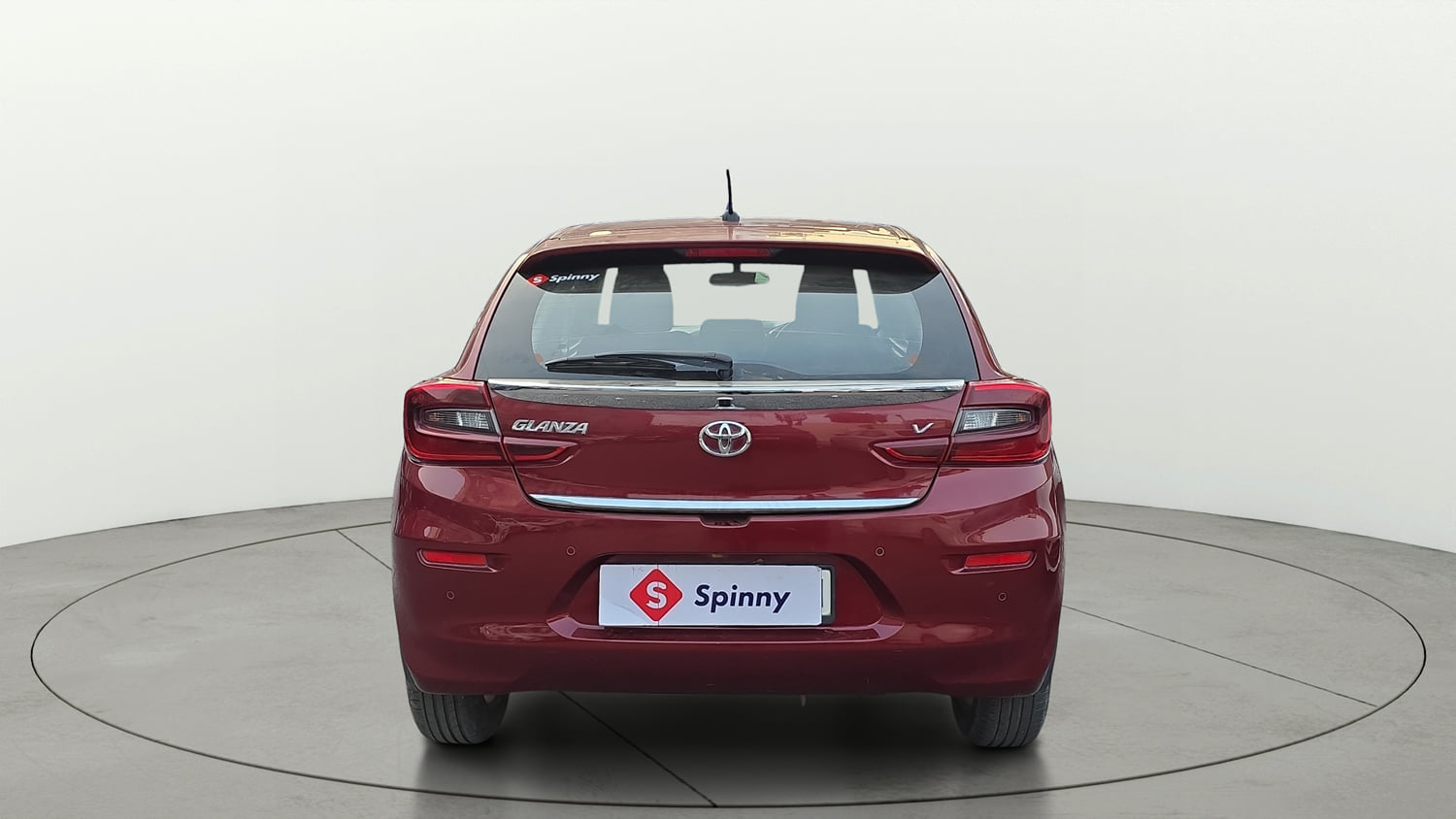 Used 2023 Toyota Glanza V Petrol Manual exterior BACK VIEW