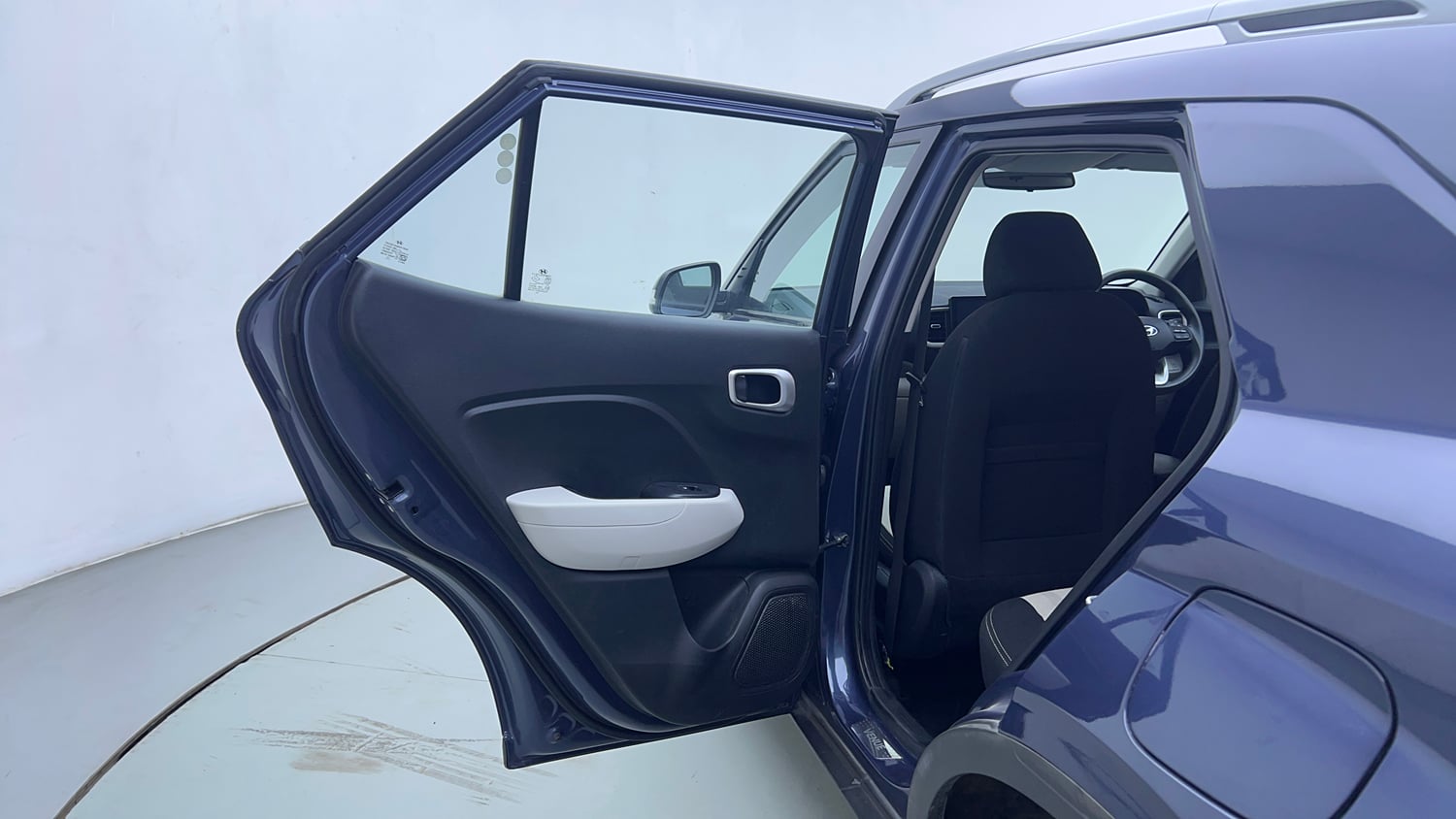 Used 2022 Hyundai Venue S(O) 1.0 Turbo iMT Petrol Manual interior LEFT REAR DOOR OPEN VIEW